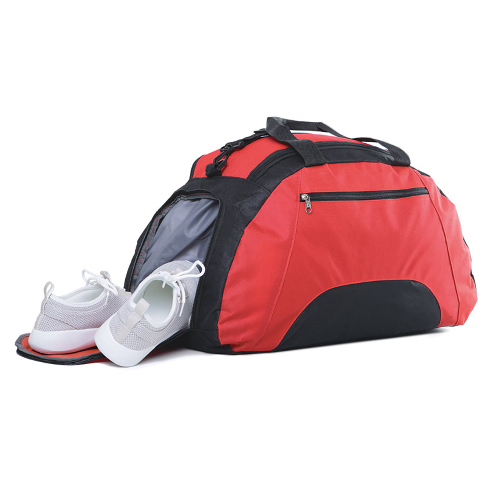 Športová taška FIT červená s oddelenou priehradkou na obuv